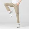 Men's Relaxed Fit Straight Leg Elastic Waist Casual Trousers