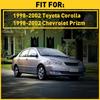 4pcs Ide Gray Left Right Door Handles Fit 1998-2002 Toyota Prizm