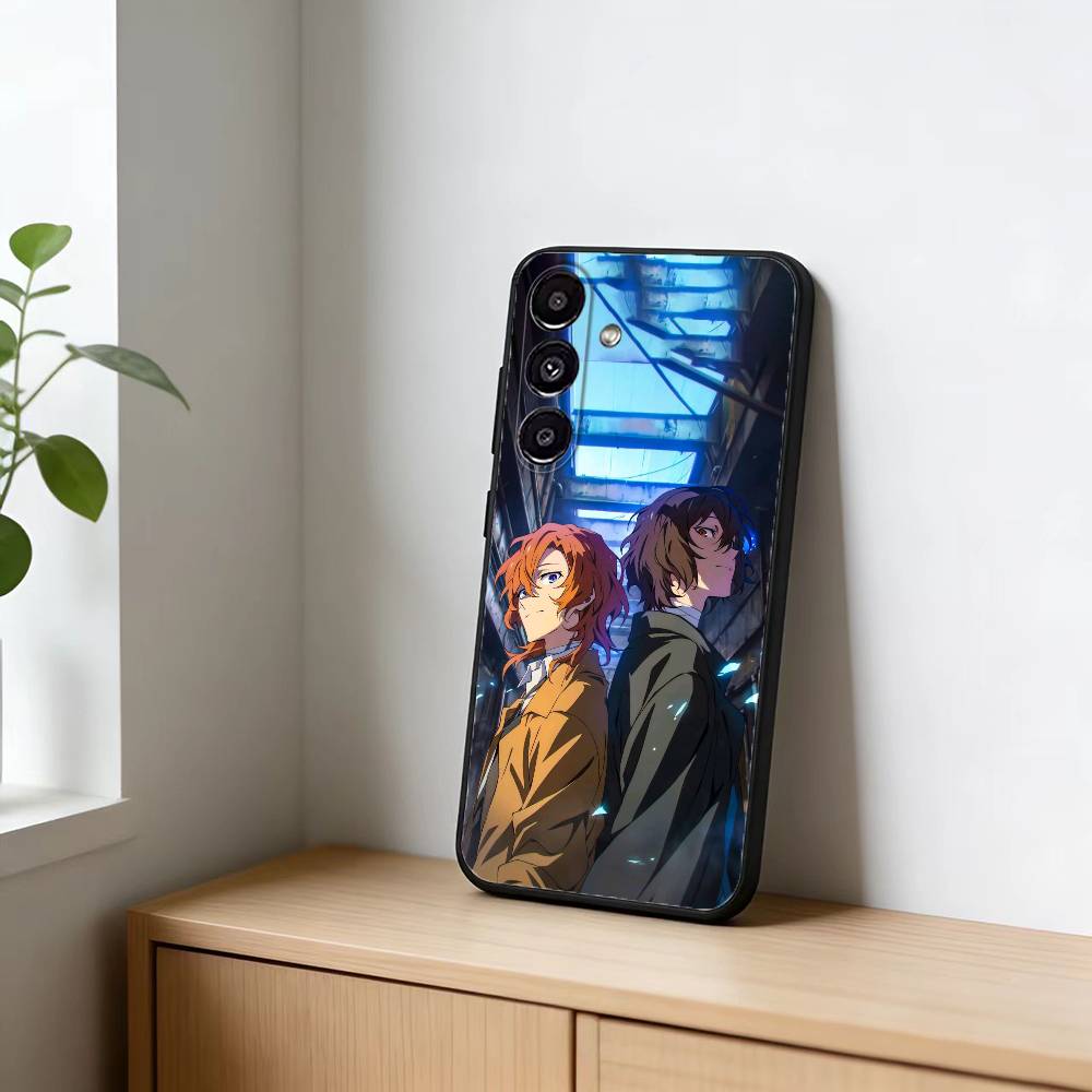 Аниме B-bungo stray D-dogs дазай осуму Чехол для телефона для Samsung Galaxy A91,80,73,72 ,71,53,52,32 ,31,22,21s,20,Мягкий черный чехол