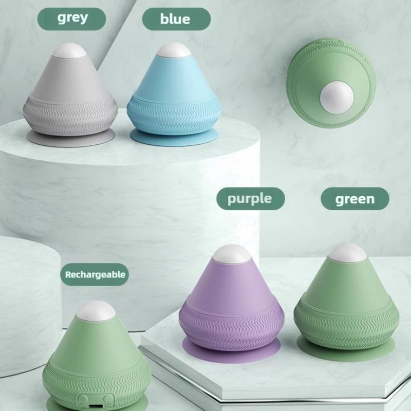 Silicone Massager Ball USB Rechargeable Vibrating Massage Ball Fitness Muscle Waist Back Relaxation Massager For Pain Relief