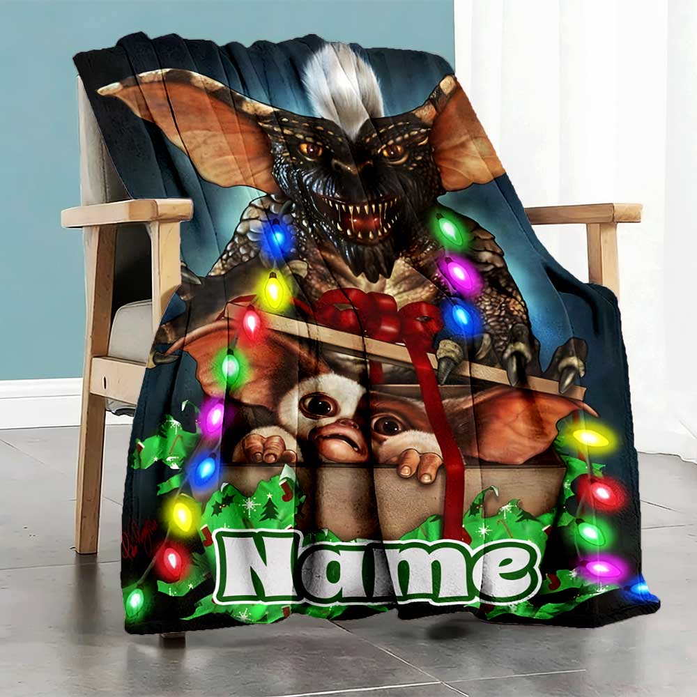 Warner Bros. Works (77) Personalized Name Blanket Throw Customizable Blanket Warmthful Decor Versatile for Chair Office Chair Nap Picnics