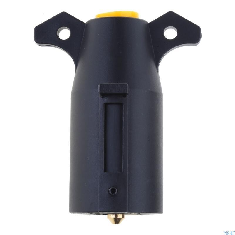 N84F Waterproof 7 Pin Plug Trailer Electric Adapter Socket Connector