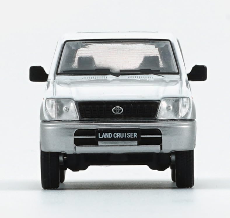 BM Creations Toyota Land Cruiser Prado LC95 White LHD Scale Model 1/64 (64B0355)
