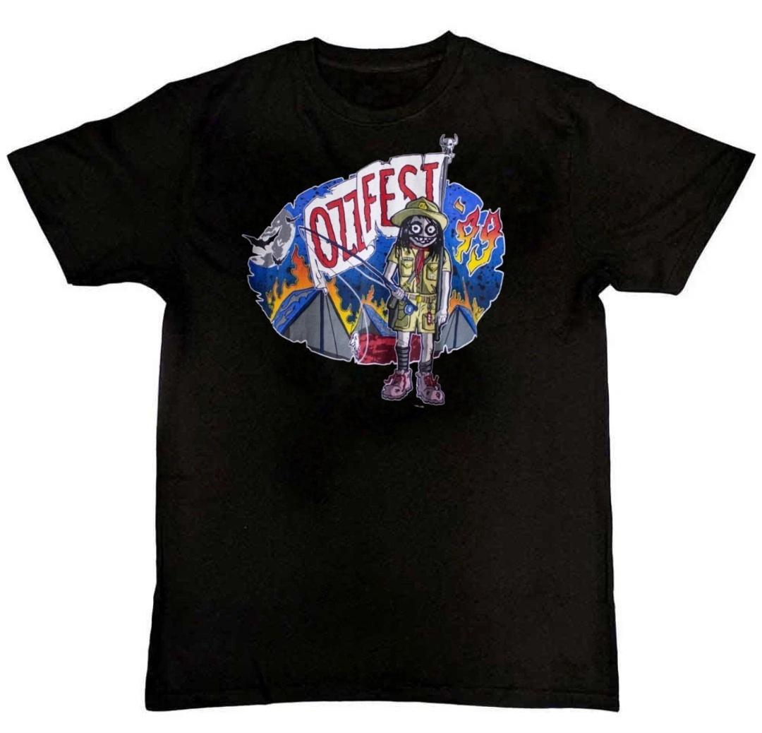 Ozzfest Concert 1999 Graphic Print Mens T-Shirt L