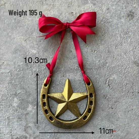 Iron Horseshoe Wall Hook - Cast Iron Home Decoration Yes