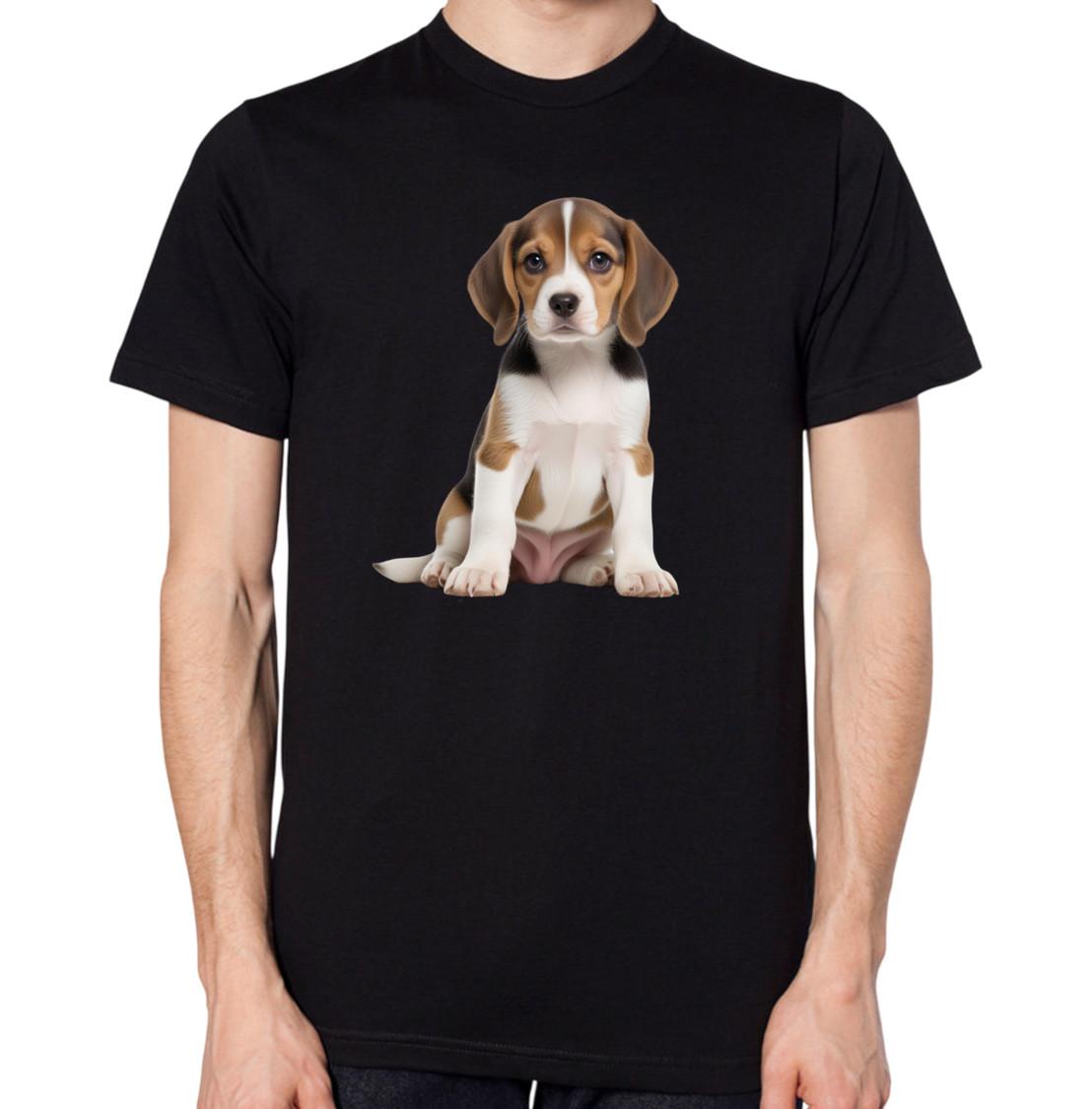 

Beagle Puppy T-Shirt Men Women Unisex Cute Dog Top 5XL різнокольоровий