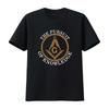 Freemason T Shirt Masonic Lodge Vintage Washed Unisex Fashion Versatile Homme Stretched Casual Stylish Slightly Graphic