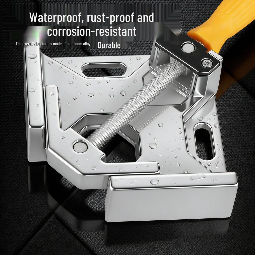 Multi-functional Right Angle Clamp for Woodworking, Glass, and Picture Frames