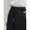 Qiushui Yiren Women's Acetate Loose Straight Casual Pants