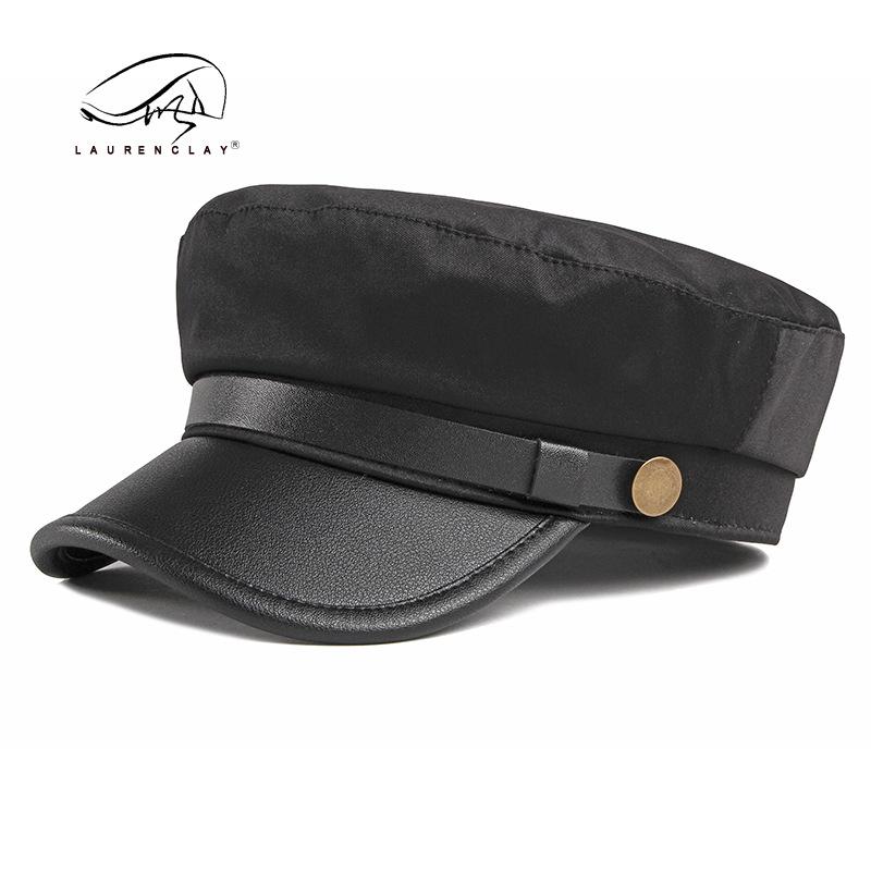 

Кепка с козырьком Женская ШИК Однотонная Универсальная Темно-синяя Шляпа Весна и Осень Тонкая Британская Восьмиугольная Шляпа Берет Женский Тренд Hat circumference 55-58cm