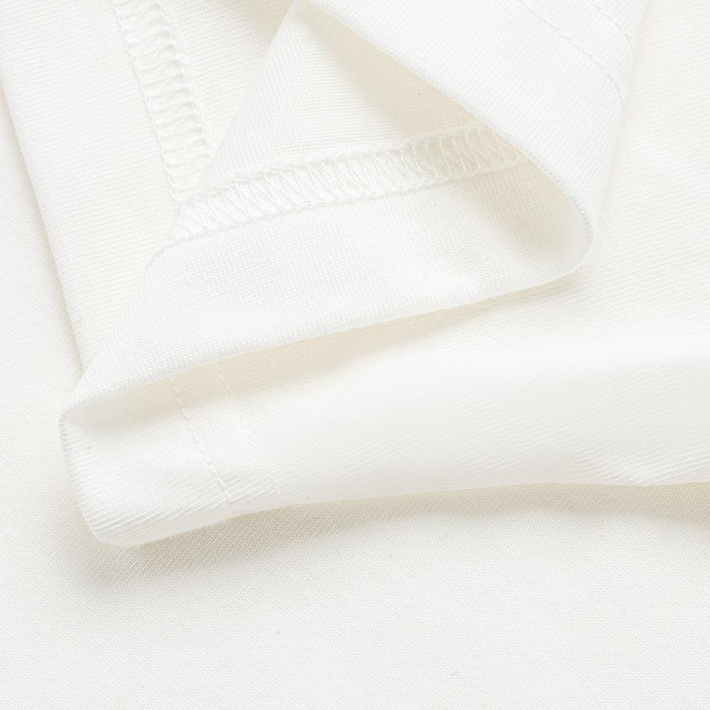 Li-Ning Badfive Letter Print Moisture-Wicking Short Sleeve Drop Shoulder T-Shirt Men Tops Milk-White AHSU423-1
