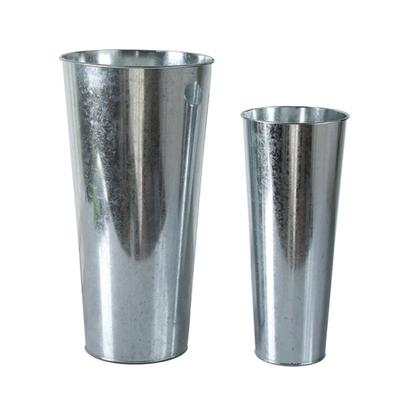 Vintage kovová váza Francouzské styly Kbelík Železný držák na květiny Stolní středové dekorace pro sušené květinové aranžmá