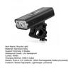 Bicycle Headlight USB Rechargeable 6 Modes Adjustable 400LM Waterproof Universal MTB Road Mountain Bike Night Riding Front Lamp