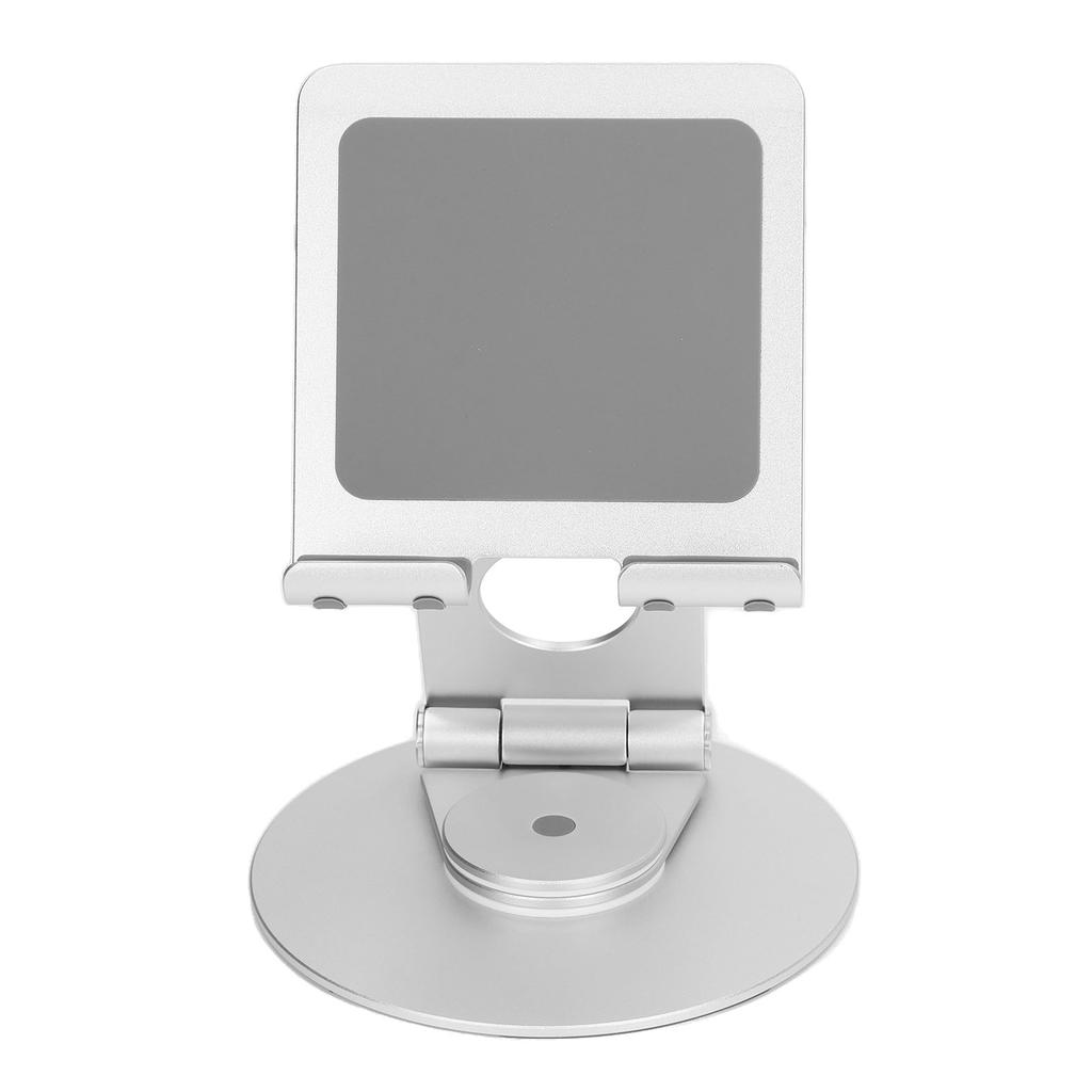 Skládací stojan na telefon Otočení o 360 stupňů Hliníkový stolní stojan s nastavitelnou výškou a stabilní základnou pro 