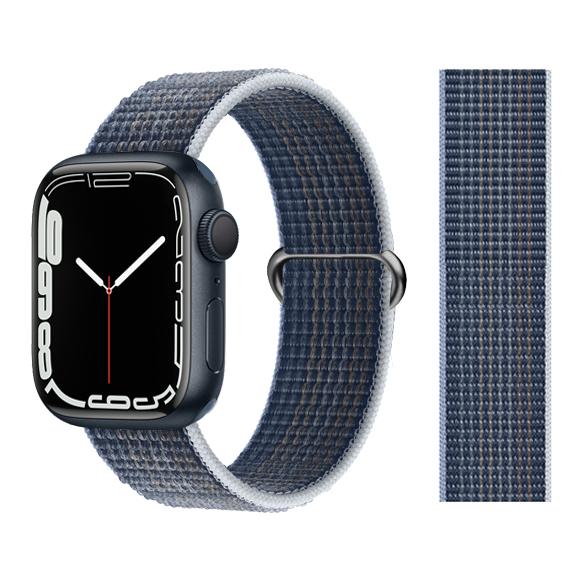 2pcs Straps For Apple Watch Band 44mm 40mm 45mm 46mm 42mm 49mm 41mm Nylon Loop Bracelet iwatch Series 10 9 8 7 6 5 3 se ultra 2