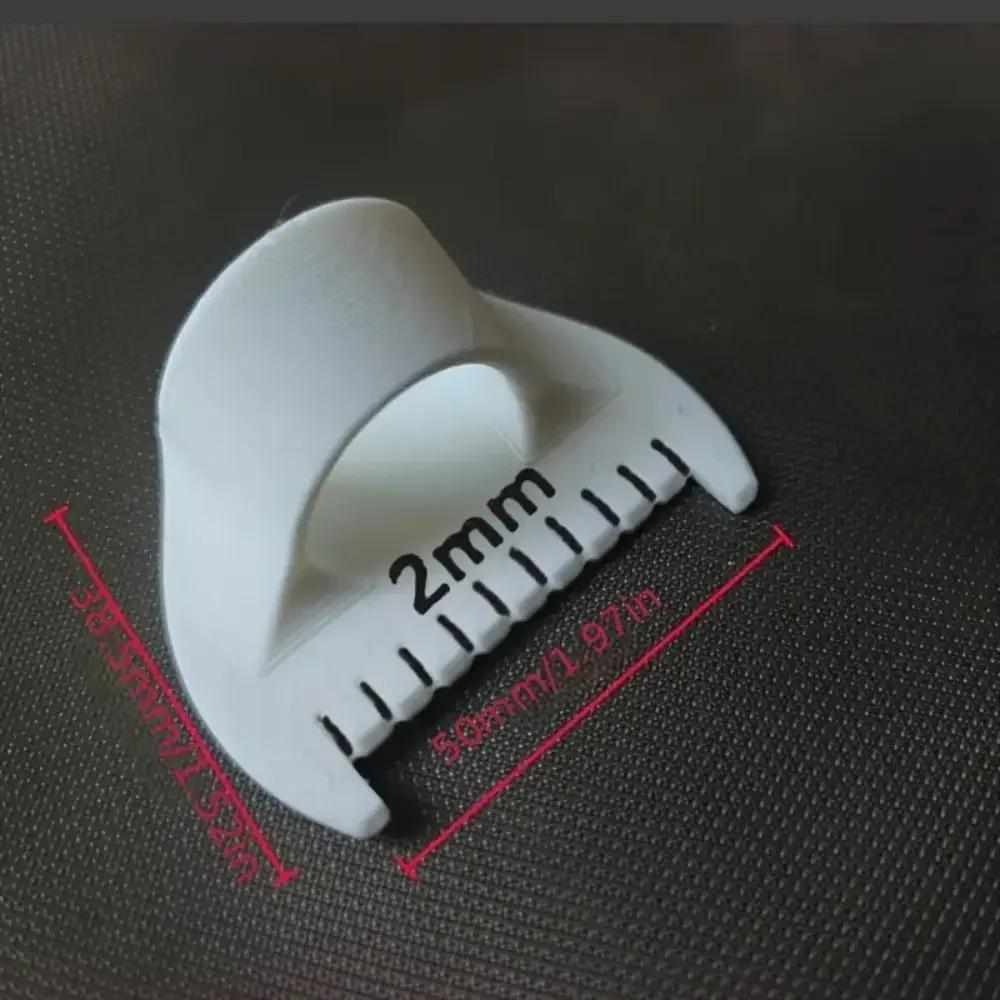 3PCS New 3 Sizes Sewing Template Kit Quilting Non-Slip Sewing Needle Gauge Measuring Tool Finger Ruler for Consistent Stitches