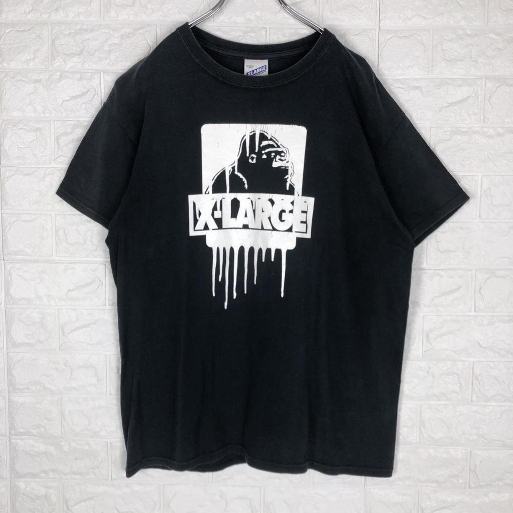 [USED] Large logo, extra large, short-sleeved T-shirt, 90s, 100% cotton