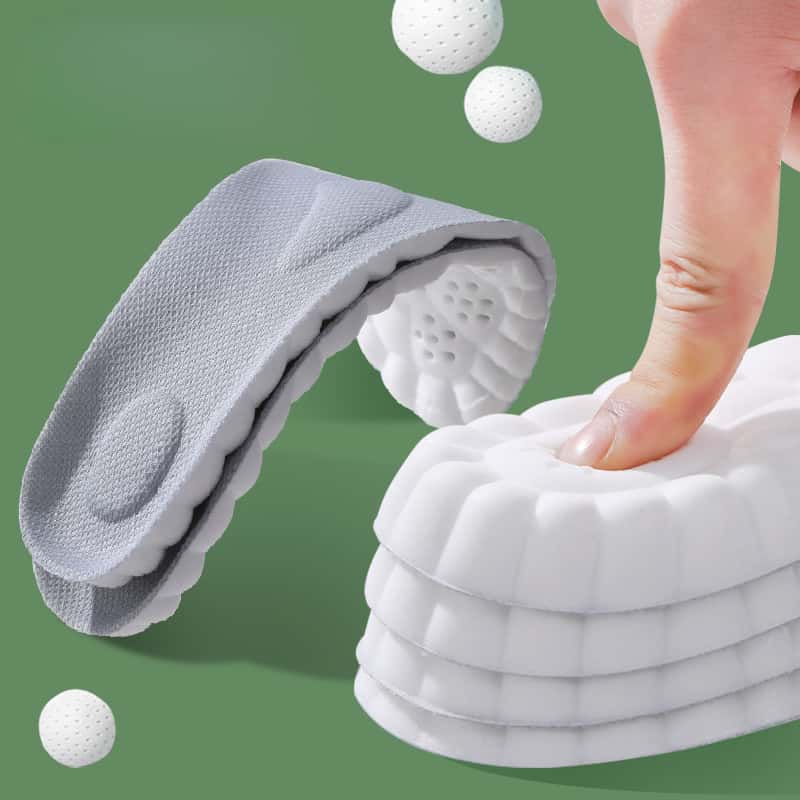 1 Pair Non Slip Insoles Arch Support Shoe Sole Memory Foam Soft Shoes Insole for Men Women Baskets Running Sports Shoe Pads