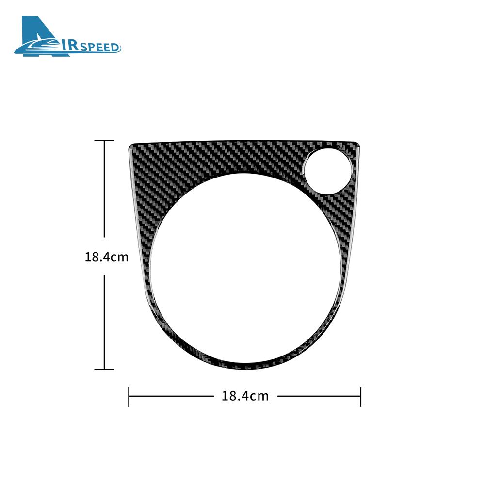 Real Soft Carbon Fiber For Volkswagen Beetle 2012 2013 2014 2015 2016 2017 2018 2019 Car Gear Shift Panel Sticker Accessories