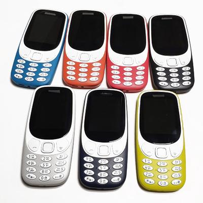 3310 2.4 GSM Non-smart Phone 2G Straight Button Elderly Function Phone Dual Card
