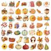 50-200 Thanksgiving Stickers Fall Harvest Festival Celebration Turkey Maple Leaf Graffiti Stickers Decorating Luggage