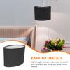 Oval Cloth Lamp Shade Fabric Lampshade for Floor Light Home Table Lamp Cover Eye Protection Lampshades for Floor Lamps