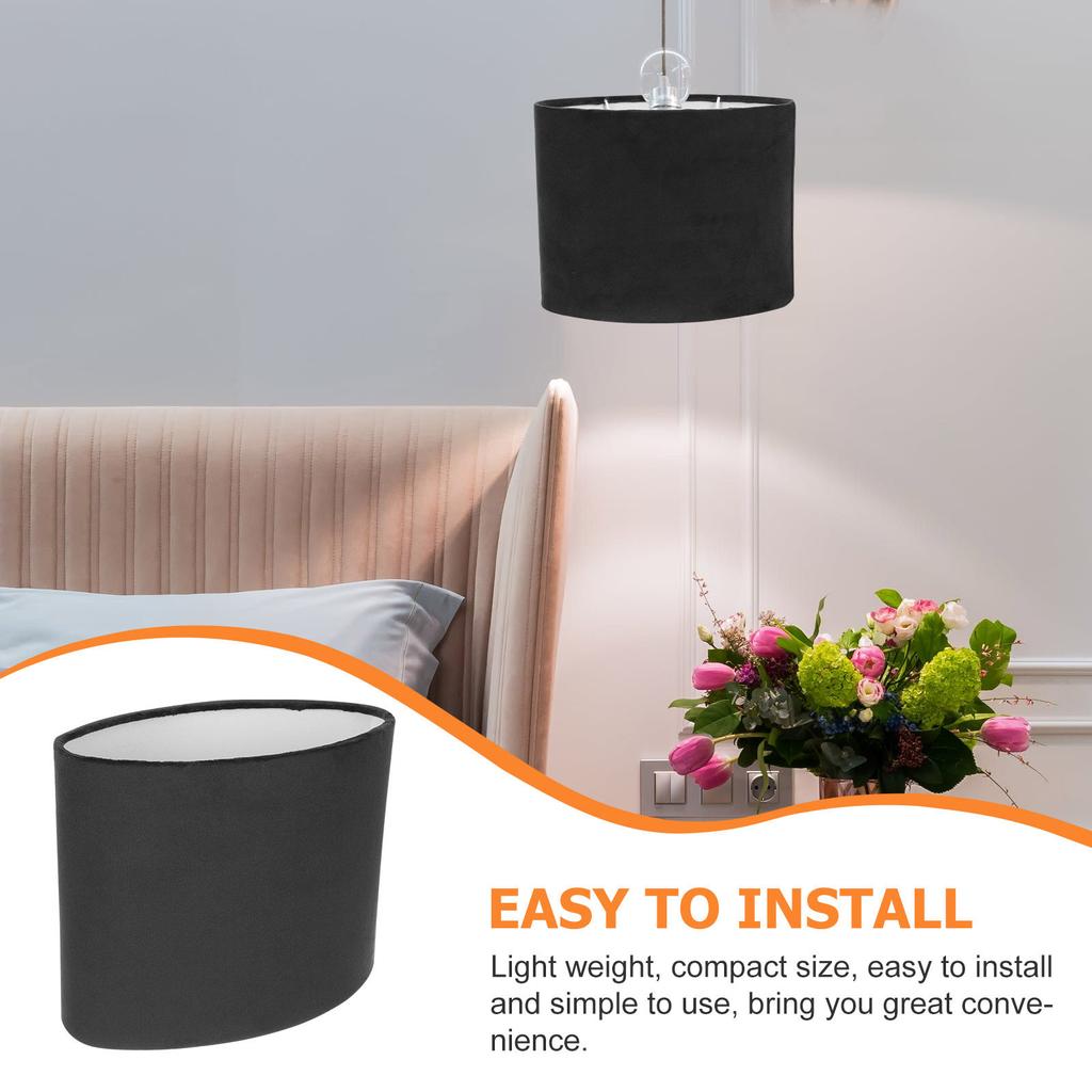 Oval Cloth Lamp Shade Fabric Lampshade for Floor Light Home Table Lamp Cover Eye Protection Lampshades for Floor Lamps