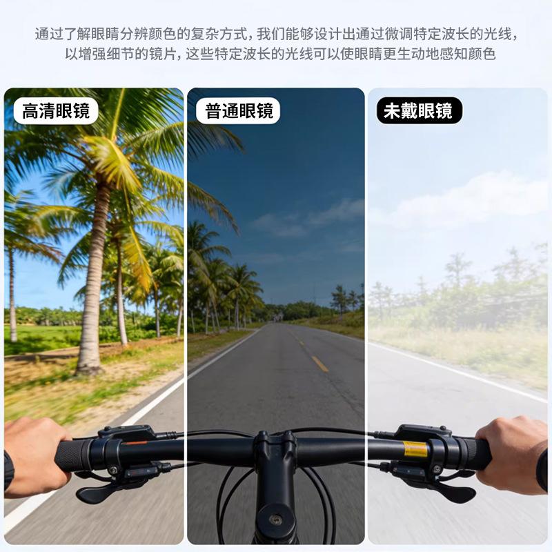 New large-frame off-road motorcycle goggles with high-definition, anti-glare lenses, suitable for wearing with prescription glasses while riding