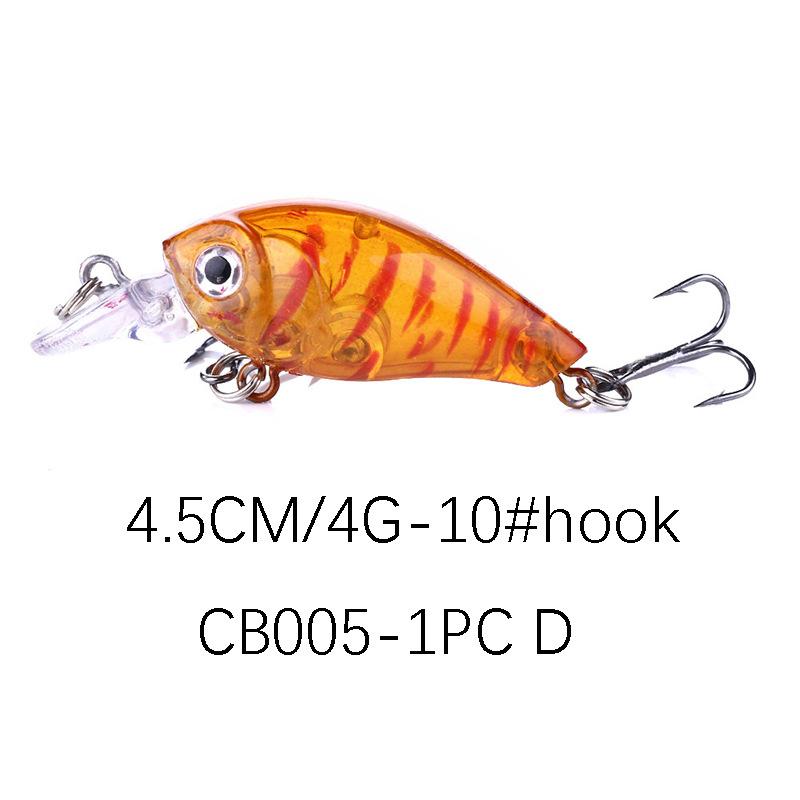 1Pc Crankbait 4G/4.5Cm Swim Crank Hard Bait For Basspike Fishing Lure Fishing