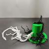 3d Printing Skeleton Dragon Dragon Skeleton Model Ornaments Toys DIY Decoration Jewelry Full Body Moving Skeleton# Color: White