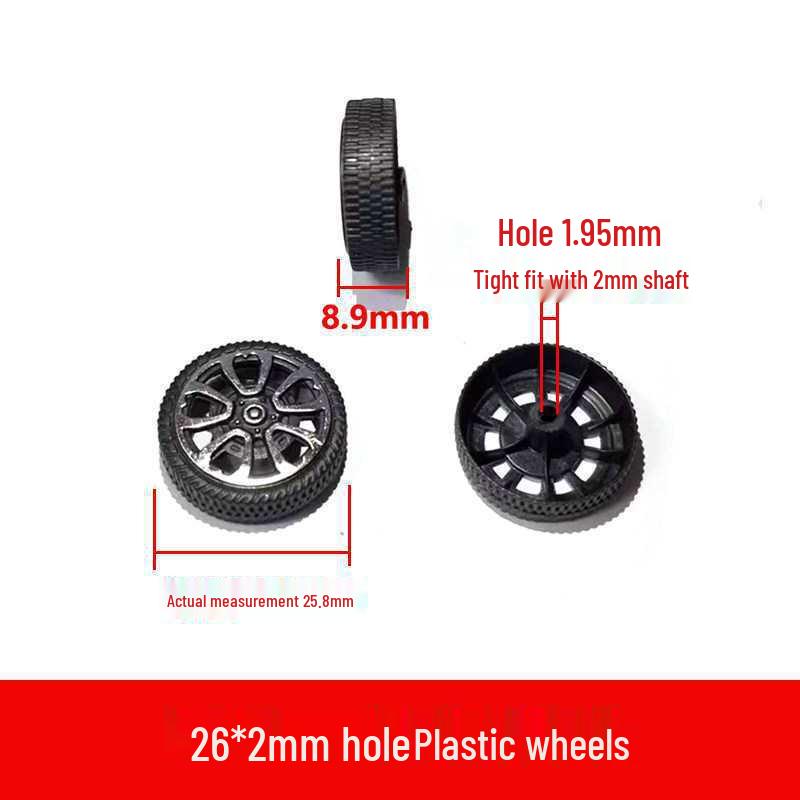 DIY Plastic Toy Wheels - Available in Sizes 22/26/30/32/34/37/42