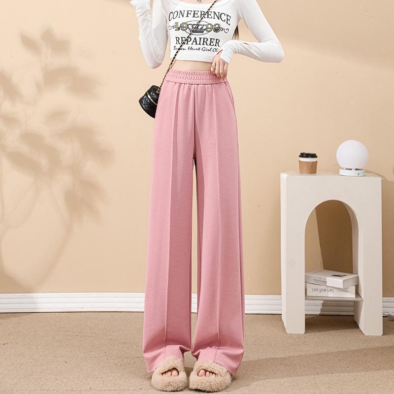 High-Waisted Tencel Lyocell Wide-Leg Slimming Soft Women s Pants XL (60-67.5kg)