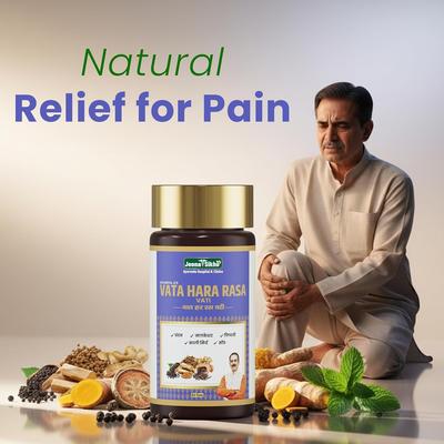 Jeena Sikho Acharya Ji’s Vata Hara Rasa Vati | Ayurvedic Tablets for Joint Pain, Inflammation & Vata Imbalance | With Haldi, Chandan, Pippali & H