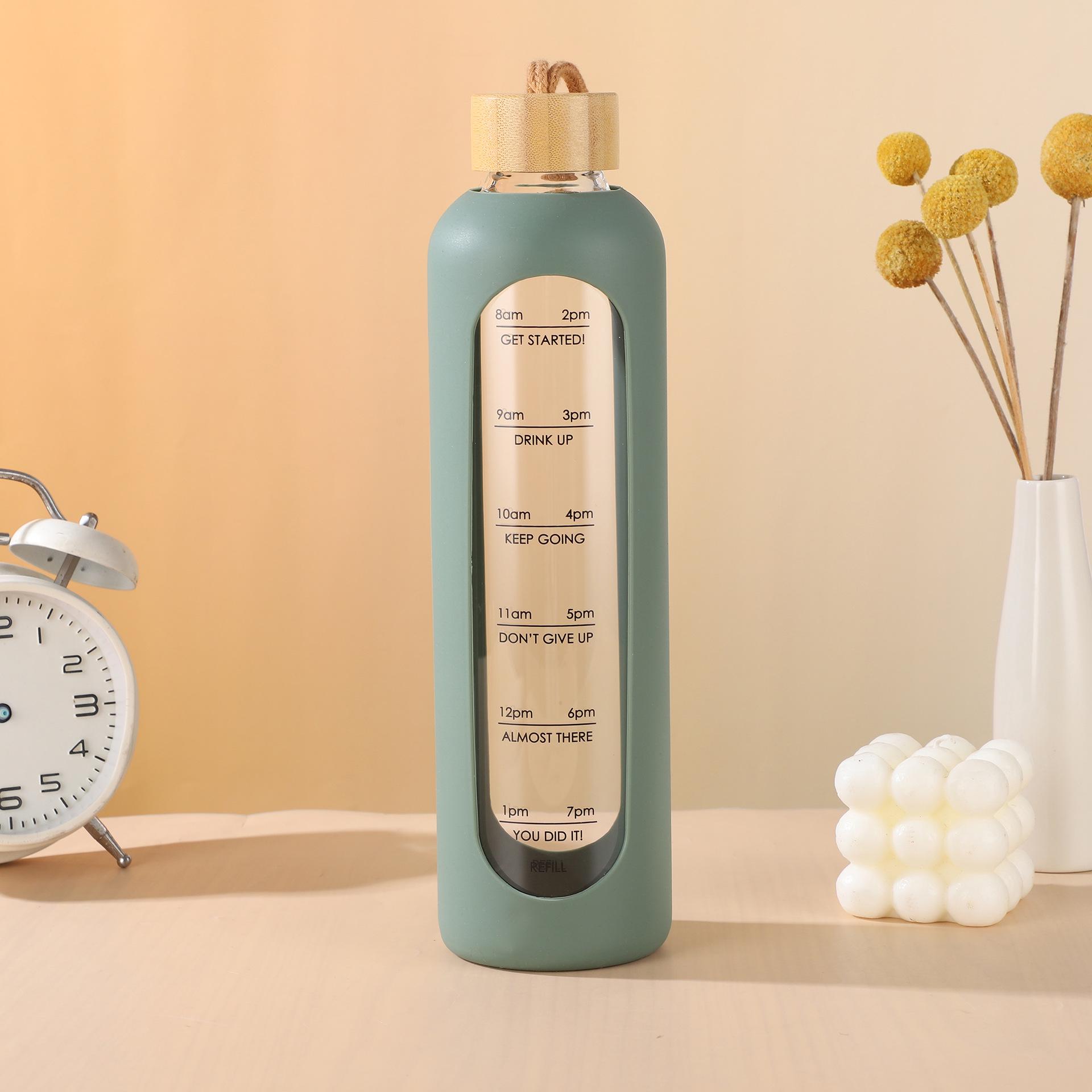 

1000ml Graduated High Borosilicate Glass Cup - Single Layer, High Temperature Resistant, Explosion-Proof, Handheld, Customizable. 1000ml
