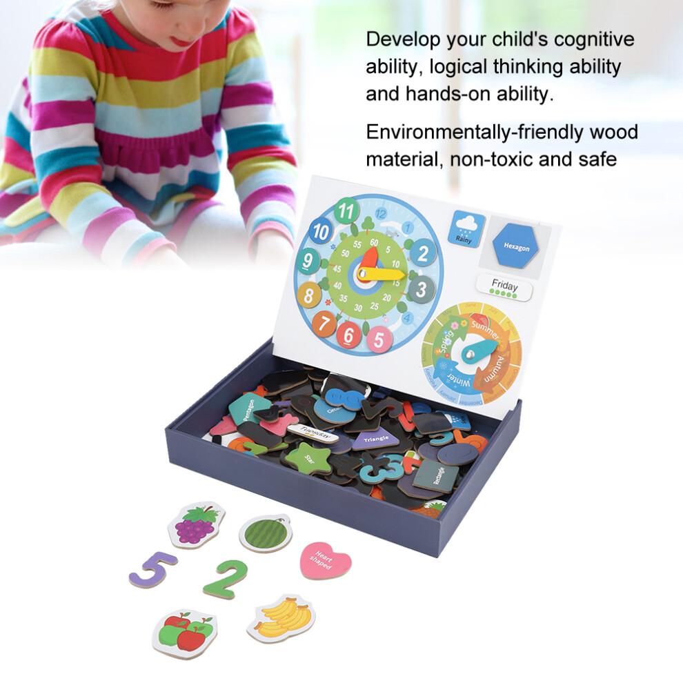 Interactive Educational Teaching Clock Hands-On Learning Tool Durable Design Moveable Arms Vibrant Clear Markings For Classroom Home Use