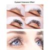 Conjunto de suministros de extensión de pestañas, microcepillo, cinta, anillo de pegamento, parches para ojos, varillas para rímel desechables, aplicador, herramienta para pestañas