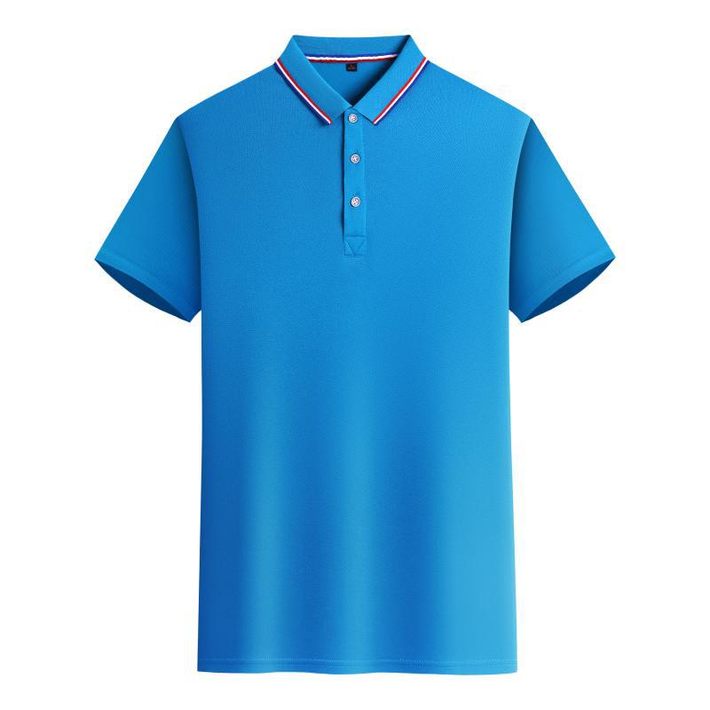 Summer Short Sleeved Polo Shirt Collar Short Sleeves Casual Fashionable Comfortable Solid Color Simple Men's Women's Polo Shirt