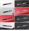 ABU1 New Chrome Black Fender & Trunk Emblem Sticker for BMW 3/4/5/6/7/8 Series X3/X4/X5/X6/Z4/GT - SDrive/XDrive/EDrive Badge Decal