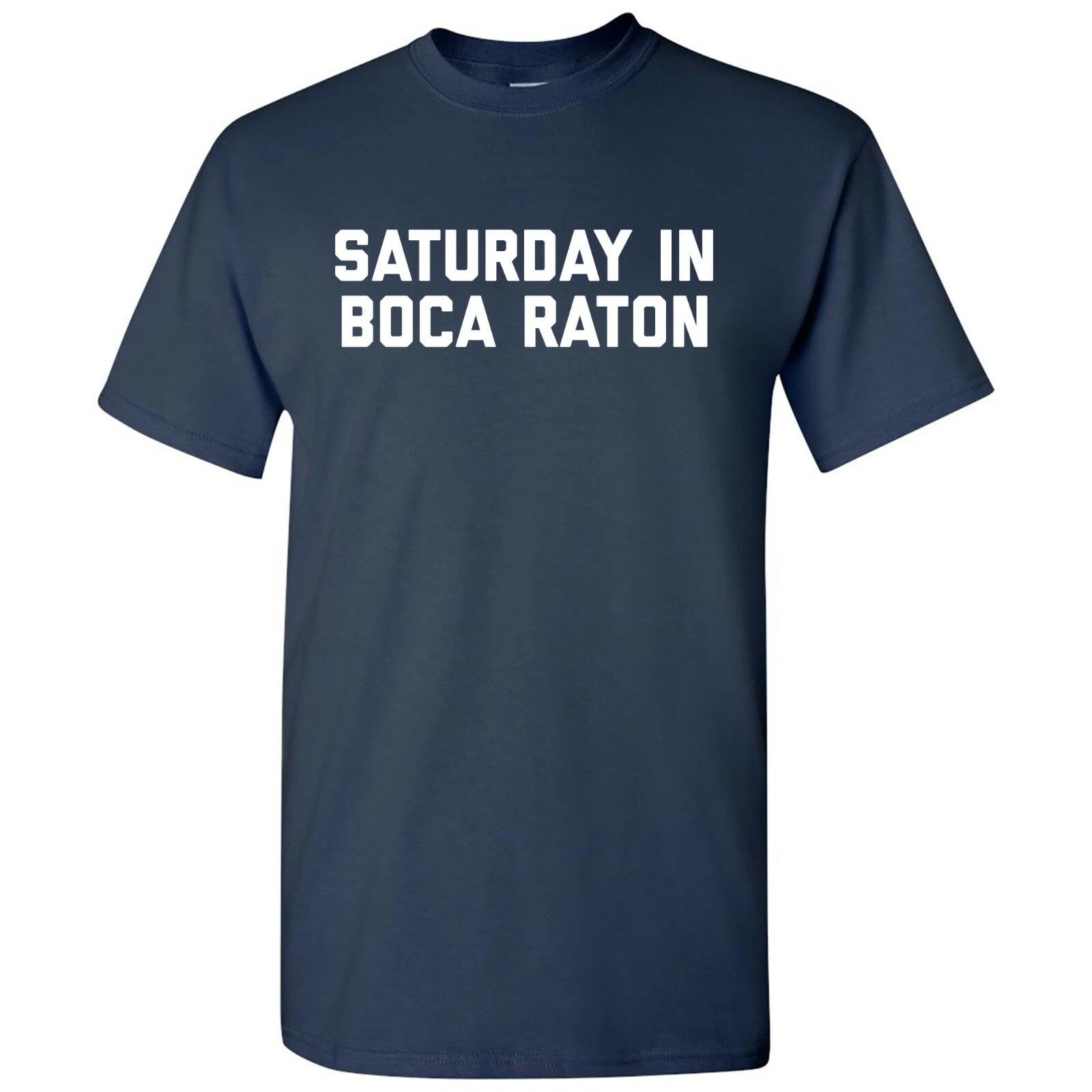 

Saturday in Boca Raton Football Saturdays Tailgating Sport T Shirt - Navy 3XL