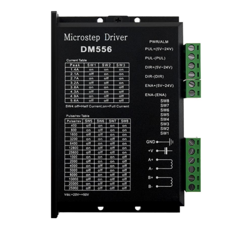 1/5/10/30/50Pcs DM556 DM542 Digital Stepper Motor Driver With 256 Microsteps Suitable For 57 60 86 Type Stepping Motors