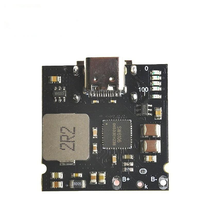 1Pcs Type-C Usb Dc 5V To 3.7V 4.2V Lithium Battery 4A Pd 18W Fast Charge Module 1S Bms 18650 Li-Ion Charging Discharging Board