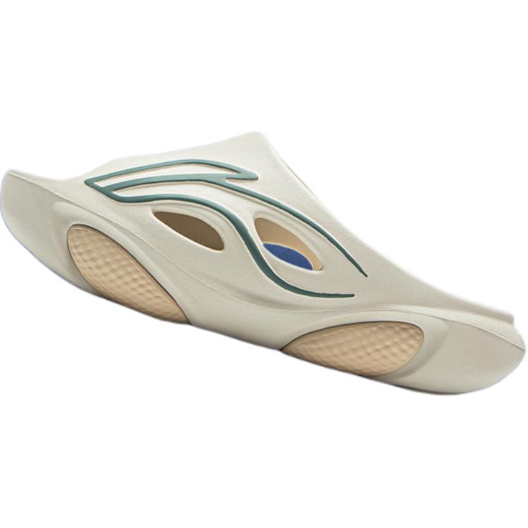 Li Ning Sports Lifestyle Series Casual Soft Wear-Resistant Waterproof Low-Top Slippers Kids Slippers Silver-Grey YKOV002-3