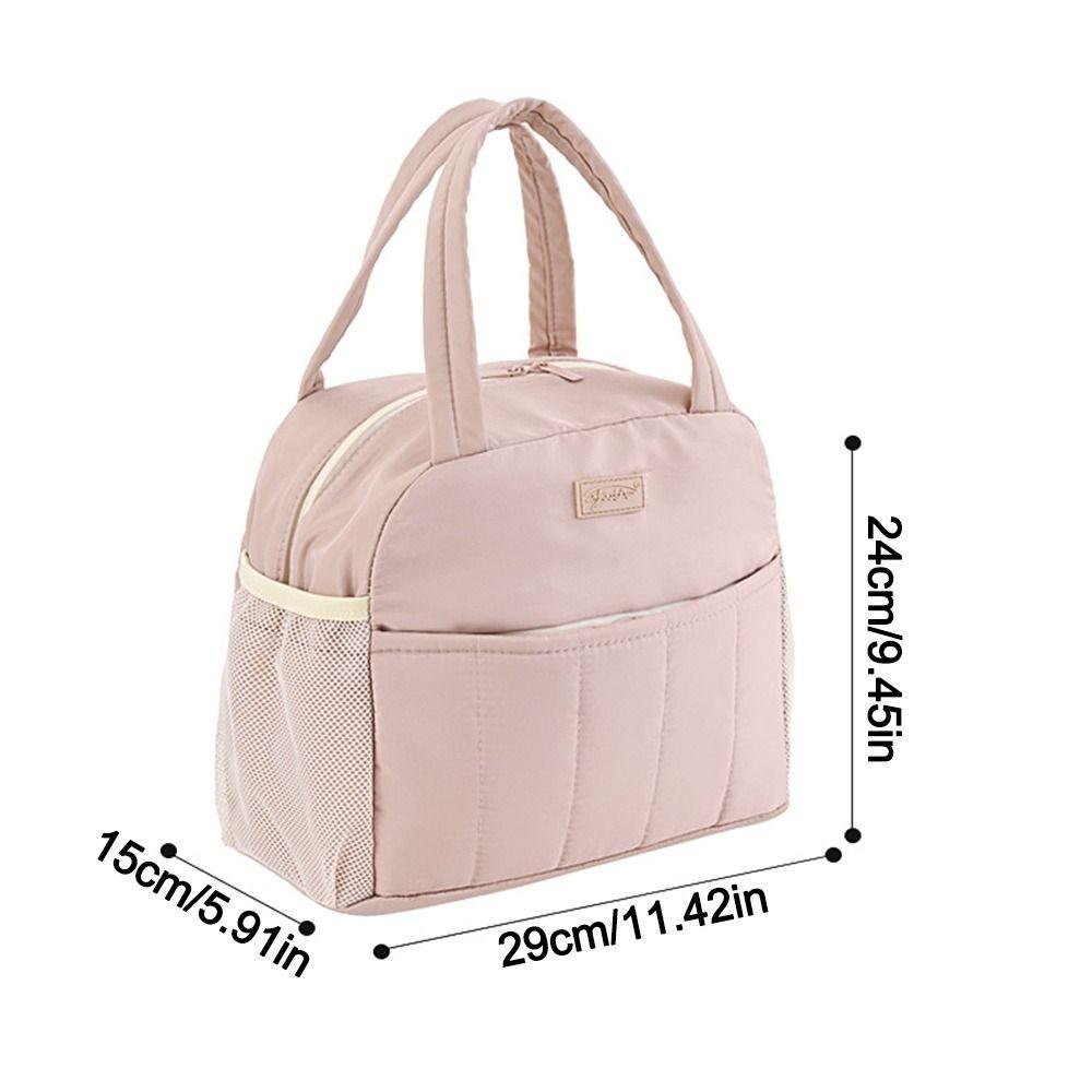 Thickened Lunch Bag Aluminum Foil Cooler Handbag Portable Lunch Box  for Students&Office Worker