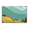 The Beautyfull Landmark Metal Sign Rusty Party Plates Cave Printed Customize Tin Sign Poster