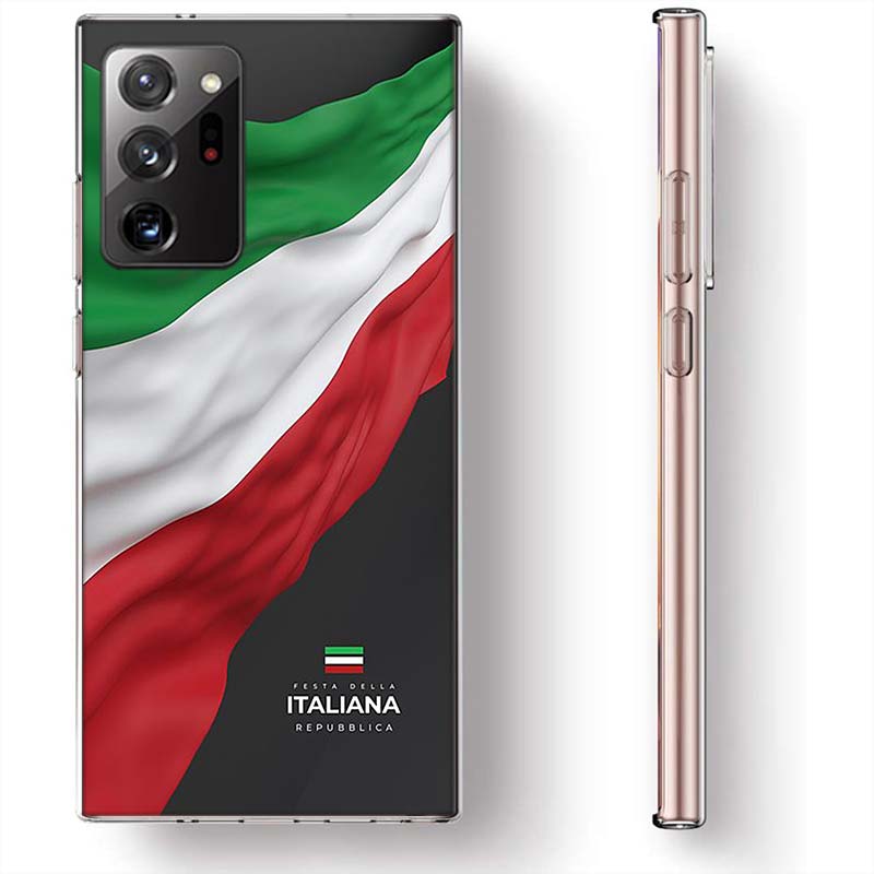 Italy Flag Phone Case for Samsung A17 A37 A57 A55 A35 A25 A15 A54 A14 A24 A34 A13 A23 A33 A53 A07 A05S A04S A03 A73 Galaxy Note