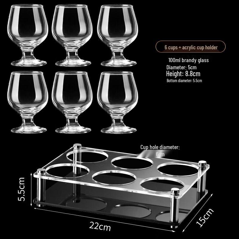 ZISIZ Short-Stemmed Brandy Glass