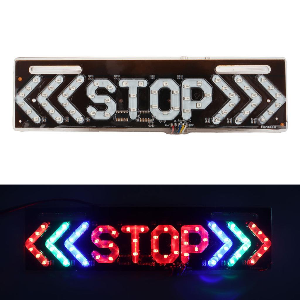 Bright LED Motorcycle Brake Light And Arrows Turn Signal Flashing Lamp Waterproof For All Weather Conditions