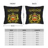 Kingdom of MOROCCO Square Pillow Case Moroccan Flag Cushion Cover Custom Zippered Decor Pillowcover for Living Room 18