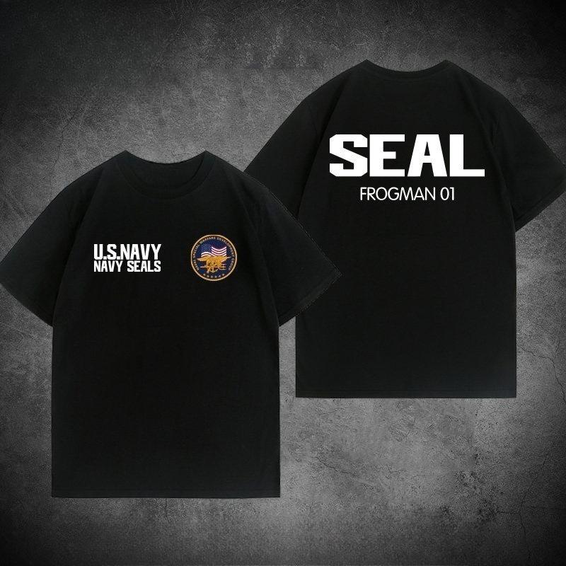 American Navy Seals Themed Tshirt for Military Enthusiasts Style Highquality Unisexs Clothing Women Summer T Shirt