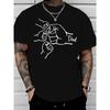 [100% Cotton] Dad of Three Fist Bump Tee – 100% Cotton, Black Short Sleeve, Idea